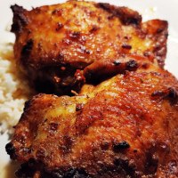 Baked Chipotle Chicken Thighs