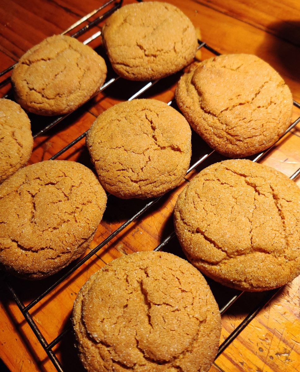 Ginger Molasses Cookies – The Weal Meal